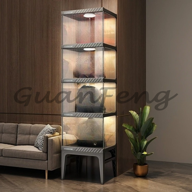 Motorcycle Gear Display Rack - Szafka na kask motocyklowy, stylowa gablota