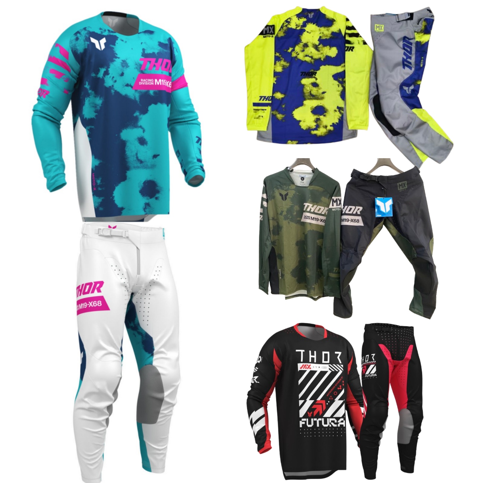 Motorcycle Gear Sale - Zestaw Wyścigowy Motocrossowy Topowy Zestaw Off