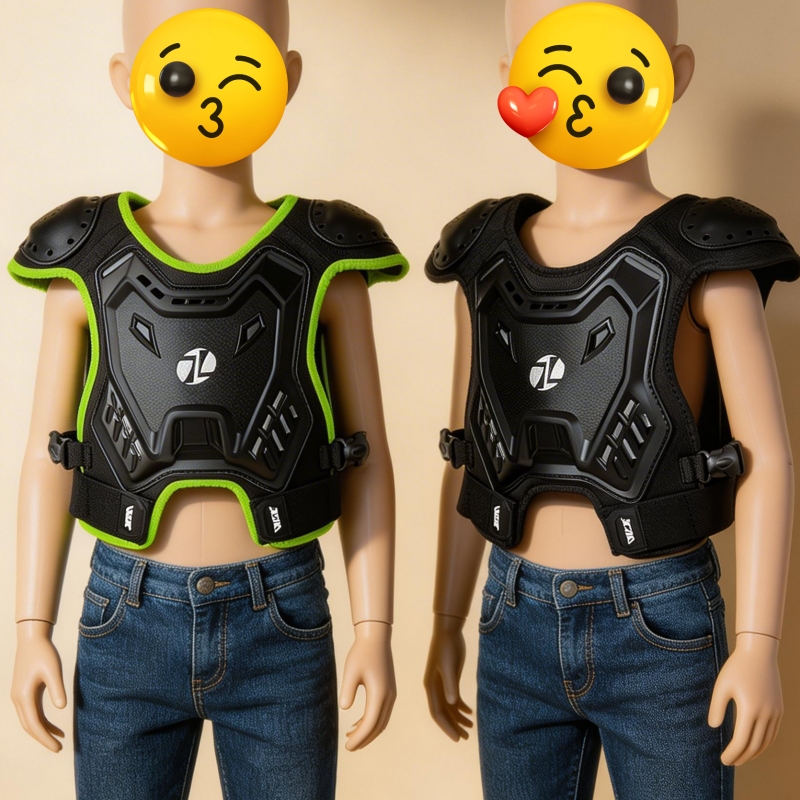 Motorcycle Gear Vest - Dziecięca kamizelka ochronna na klatkę piersiową