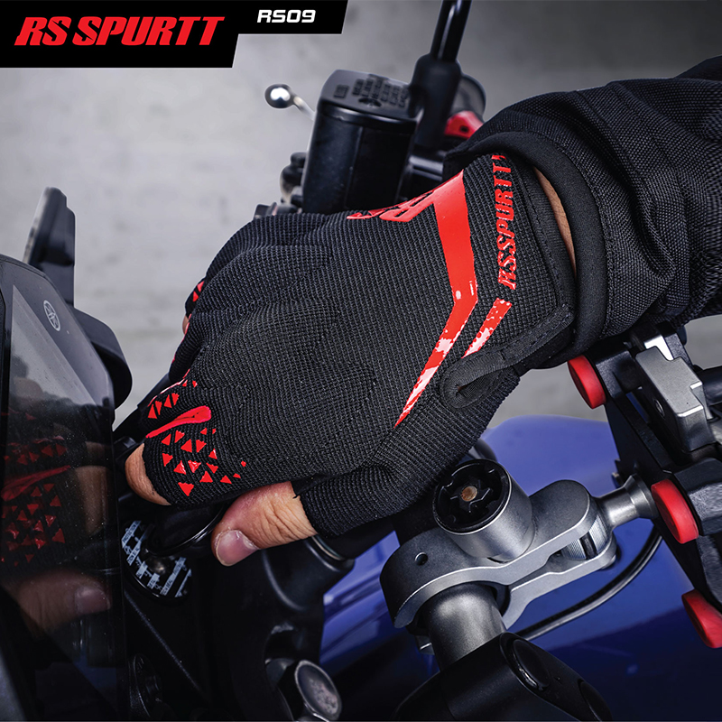 Motorcycle Wearing Gear - Rękawiczki motocyklowe RS z odkrytymi palcami,