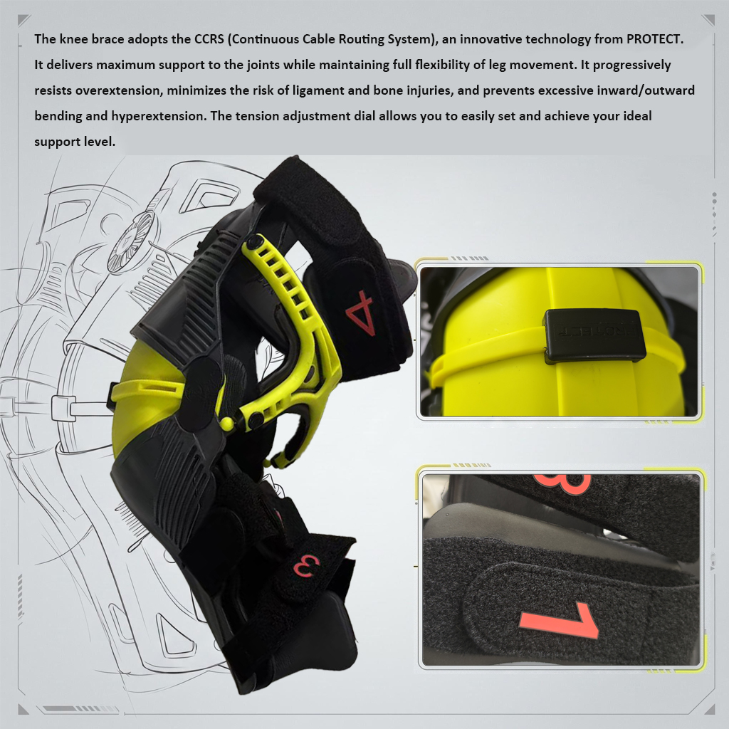 Motorcycle Gear Slipping - Regulowane ochraniacze na kolana do motocrossu