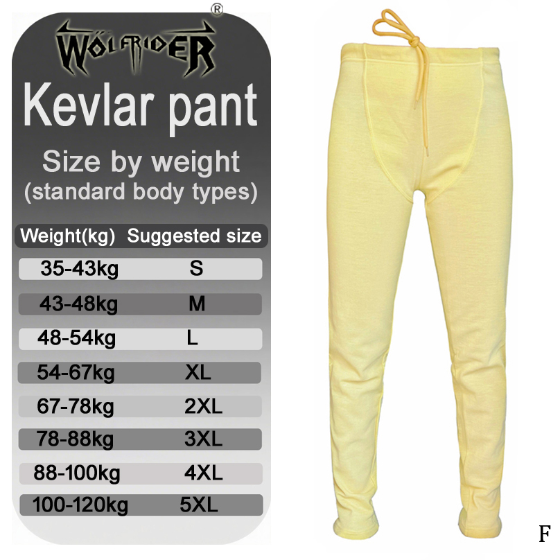 Motorcycle Wearing Gear - Spodnie motocyklowe KEVLAR męskie z włókna