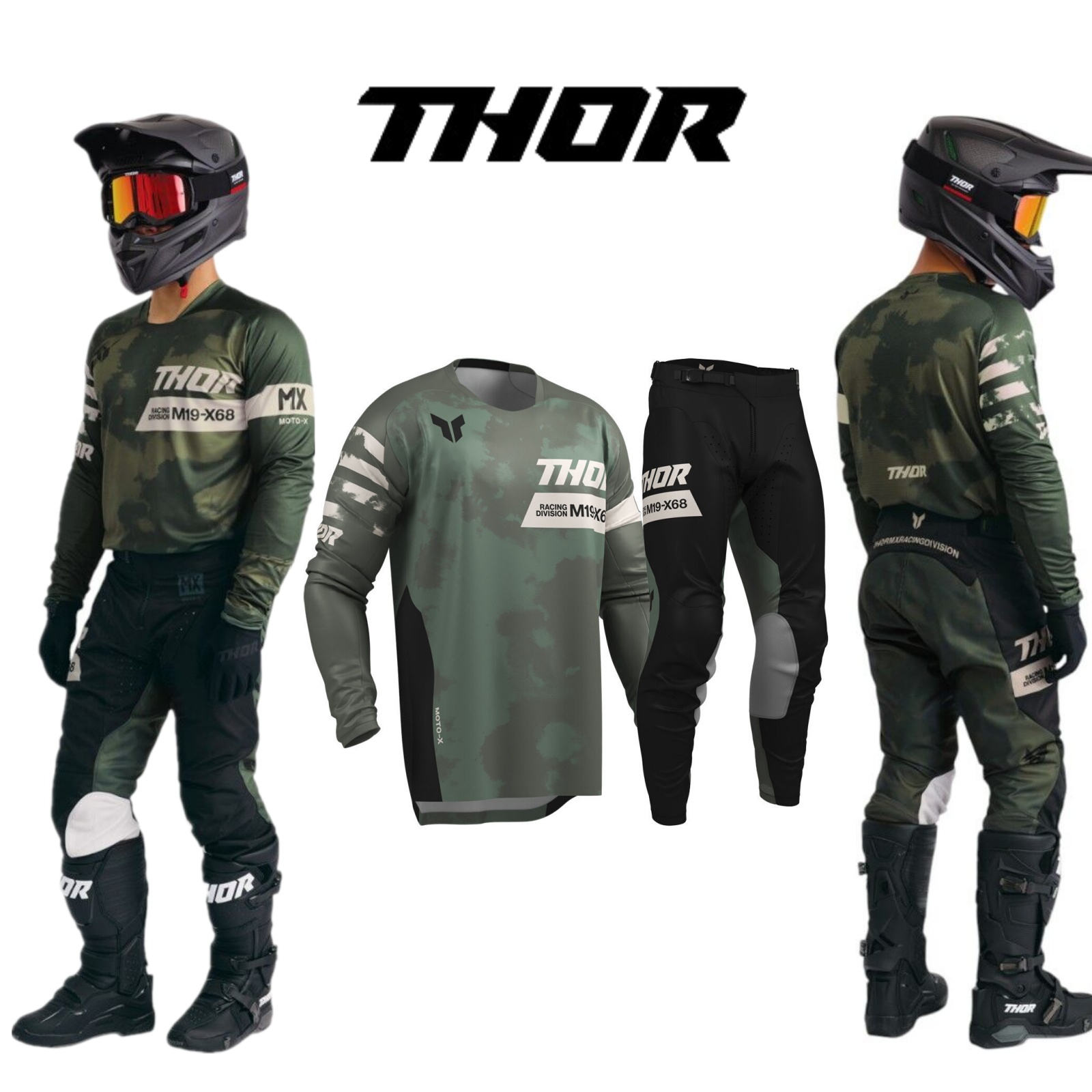 Zestaw Wyścigowy Motocrossowy  – Motorcycle Gear Sale recenzja i cena
