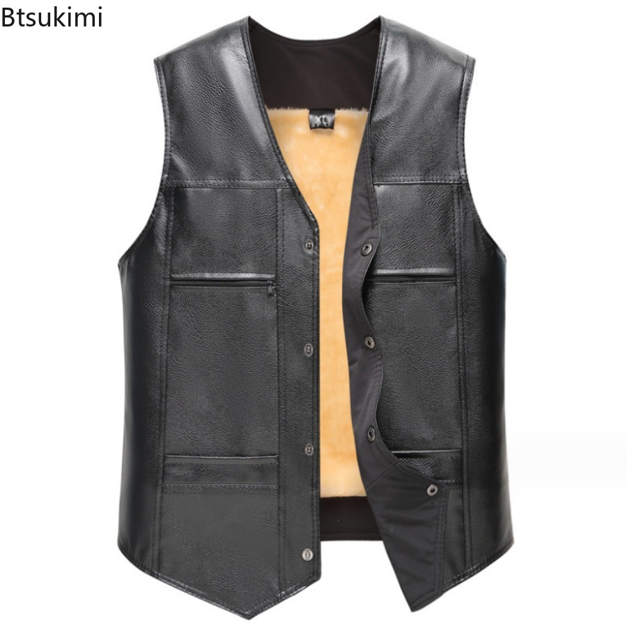 Jesienno-zimowa nowa męska skó – Motorcycle Gear Vest recenzja i cena