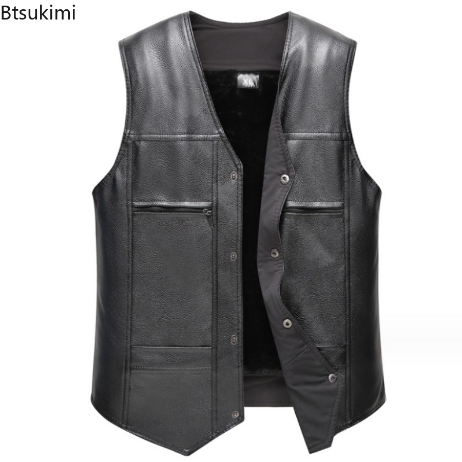 Jesienno-zimowa nowa męska skó – Motorcycle Gear Vest recenzja i cena