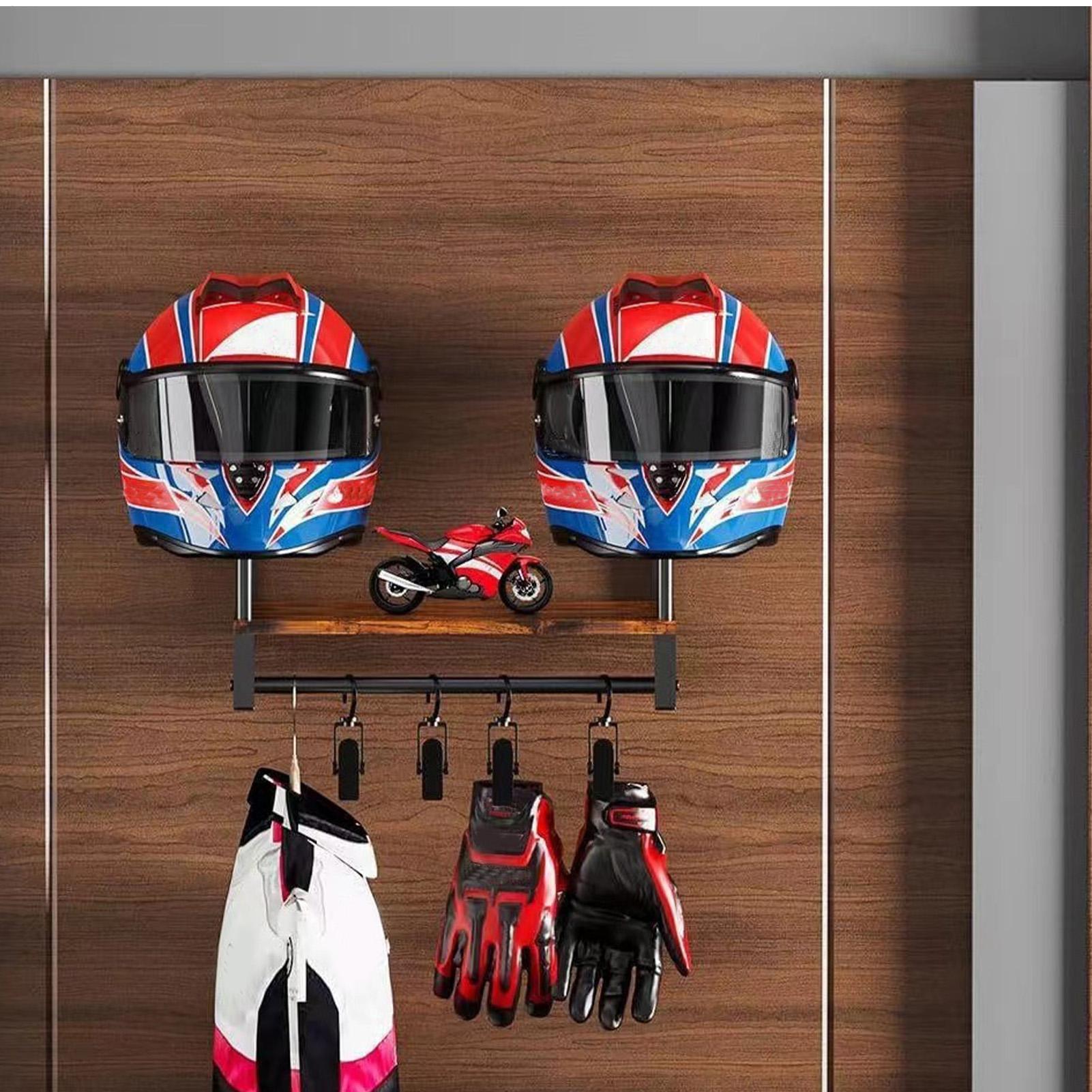 Drewniany stojak na kask motoc – Motorcycle Gear Display Rack recenzja i cena