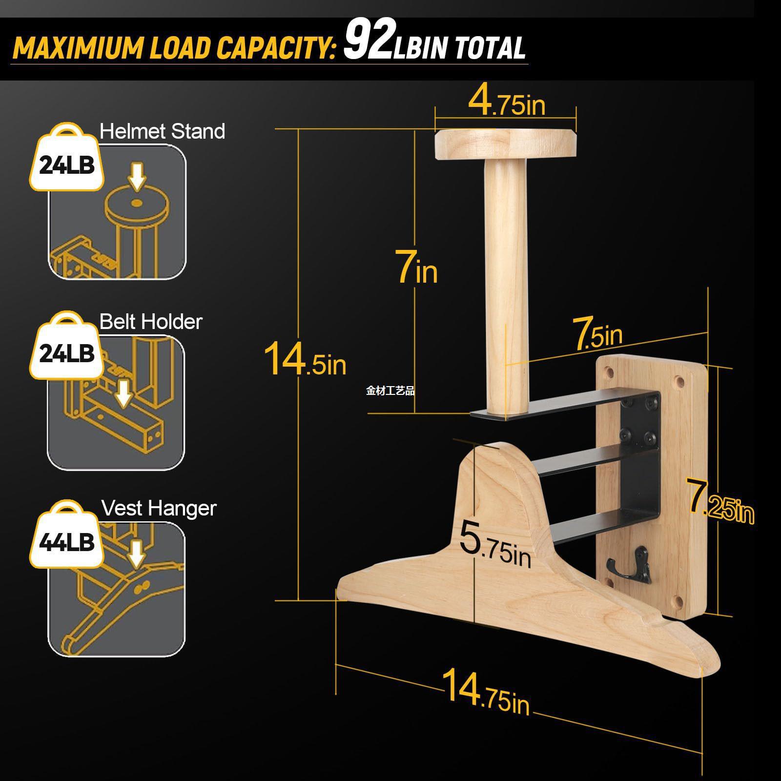Drewniany stojak do montażu na – Motorcycle Gear Display Rack recenzja i cena
