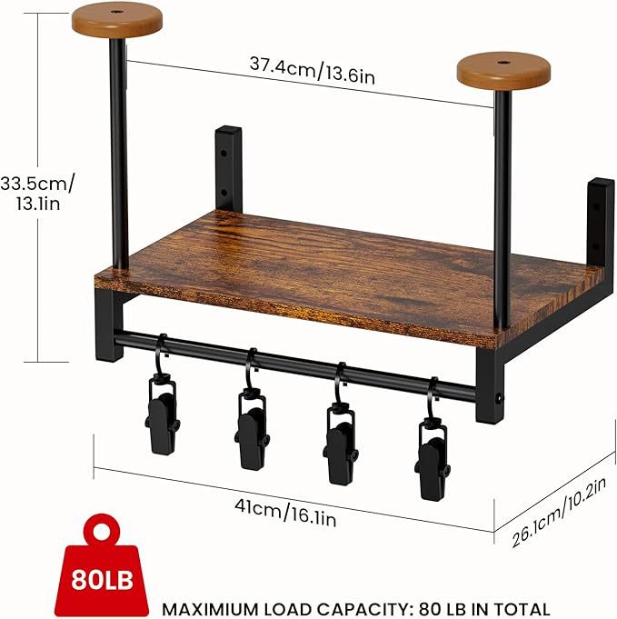 Drewniany uchwyt ścienny na ka – Motorcycle Gear Display Rack recenzja i cena