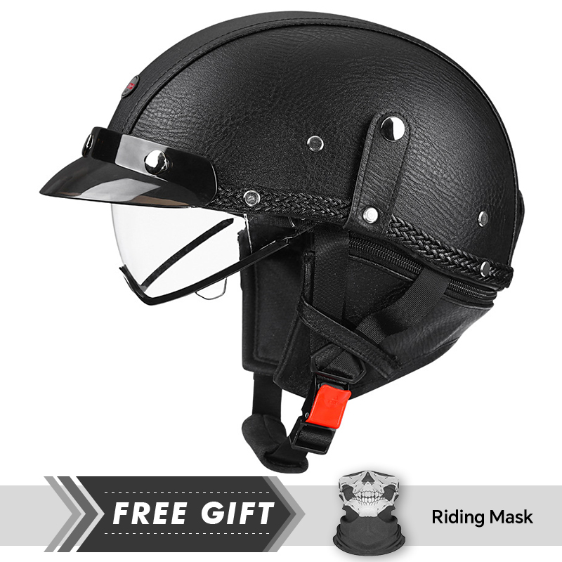 Męski Retro Kask Motocyklowy P – Motorcycle Gear In Store recenzja i cena