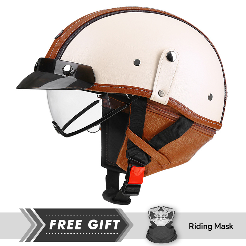 Męski Retro Kask Motocyklowy P – Motorcycle Gear In Store recenzja i cena