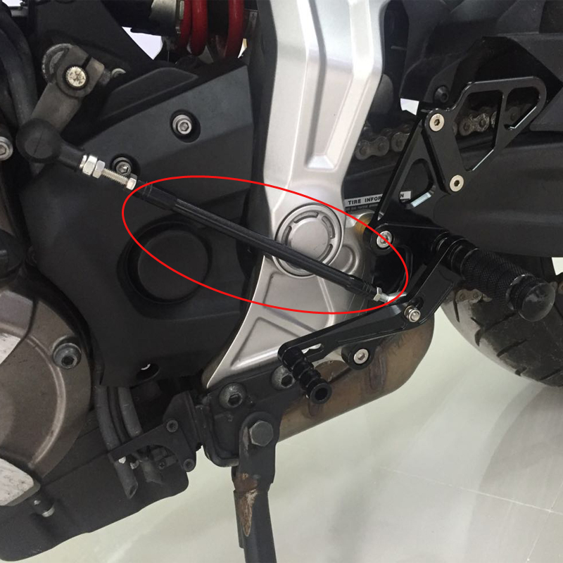 Czarne podnóżki motocyklowe 40 – Motorcycle Gear Linkage Rod recenzja i cena